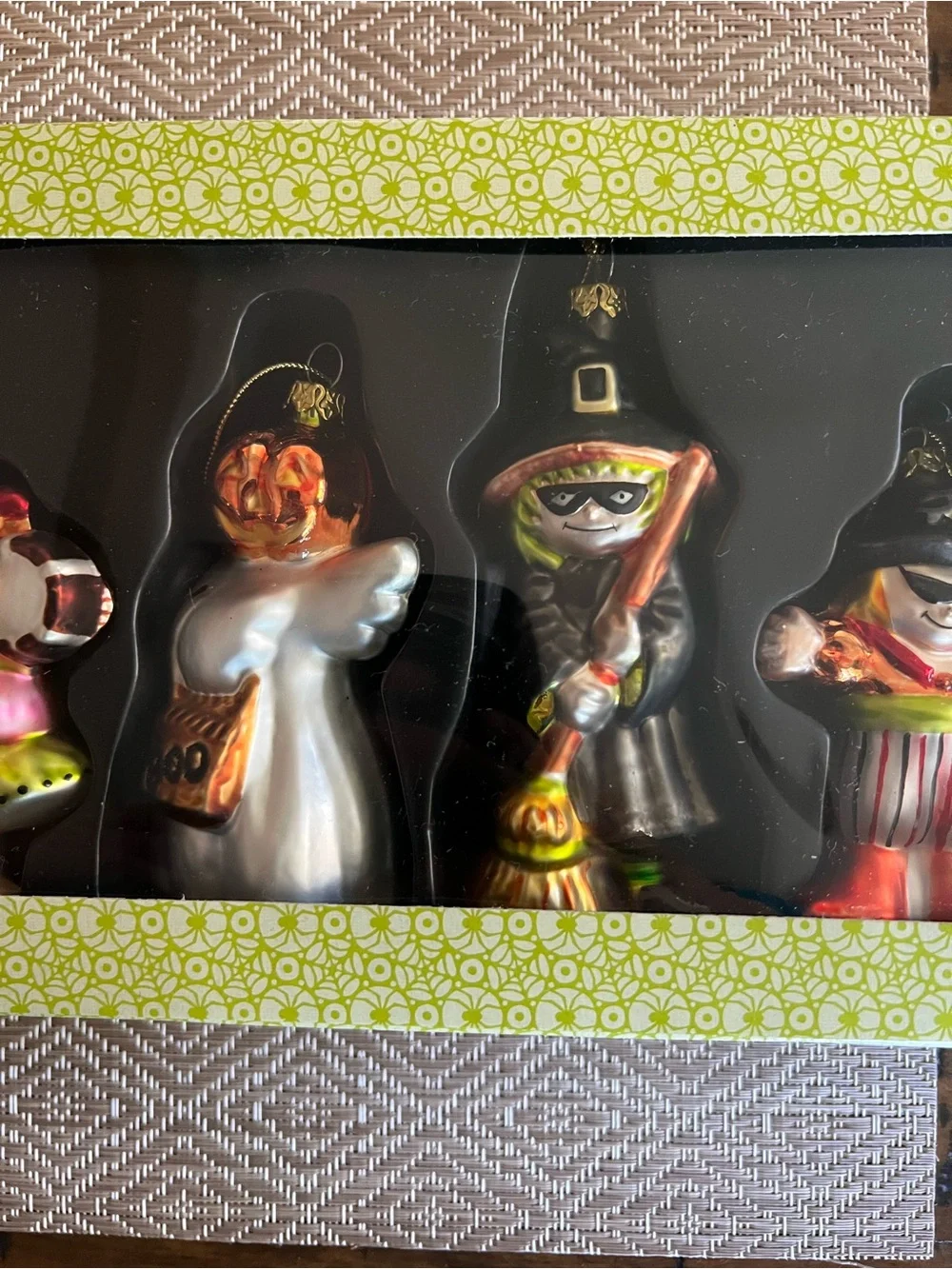 Vintage Halloween Ornaments Target Set Of 6 Ghost Witch Frankenstein Pirate